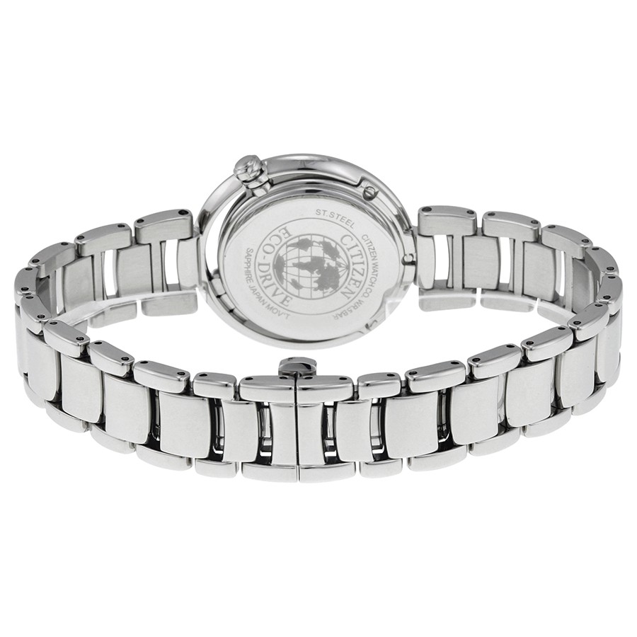 Đồng hồ nữ Citizen sunrise EM0320-59DXG Eco-Drive Stainless Steel Diamond mặt 30mm