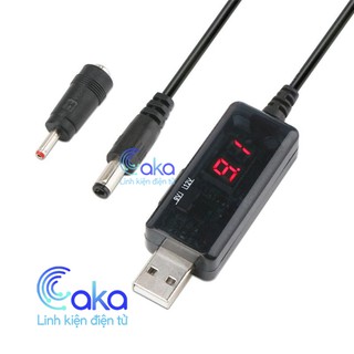 Dây usb tăng áp 5V lên  9V 12V