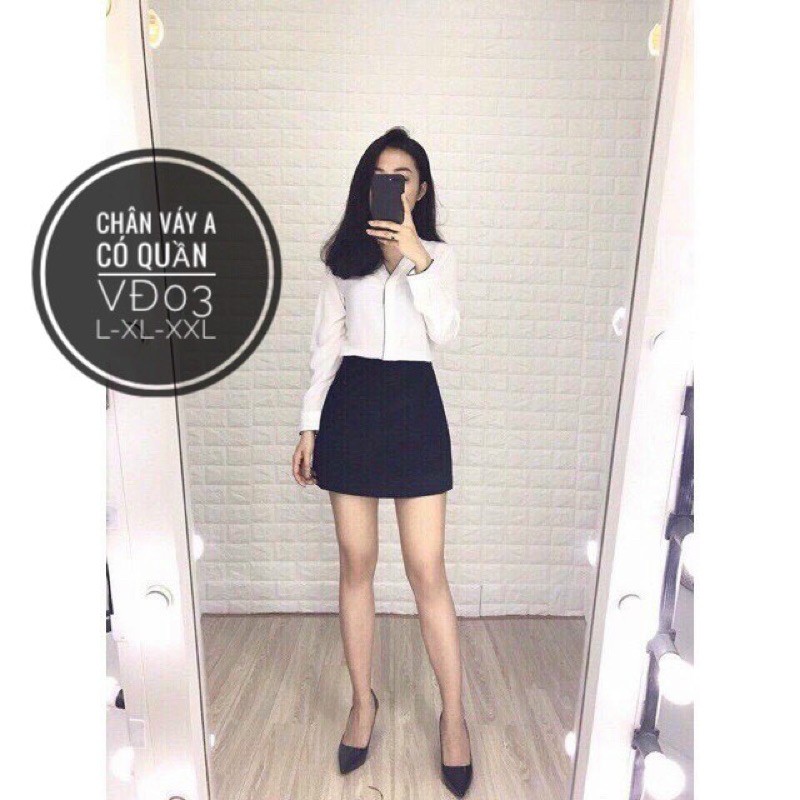55-90kg Bigsize CHÂN VÁY A CÓ QUẦN VĐ03