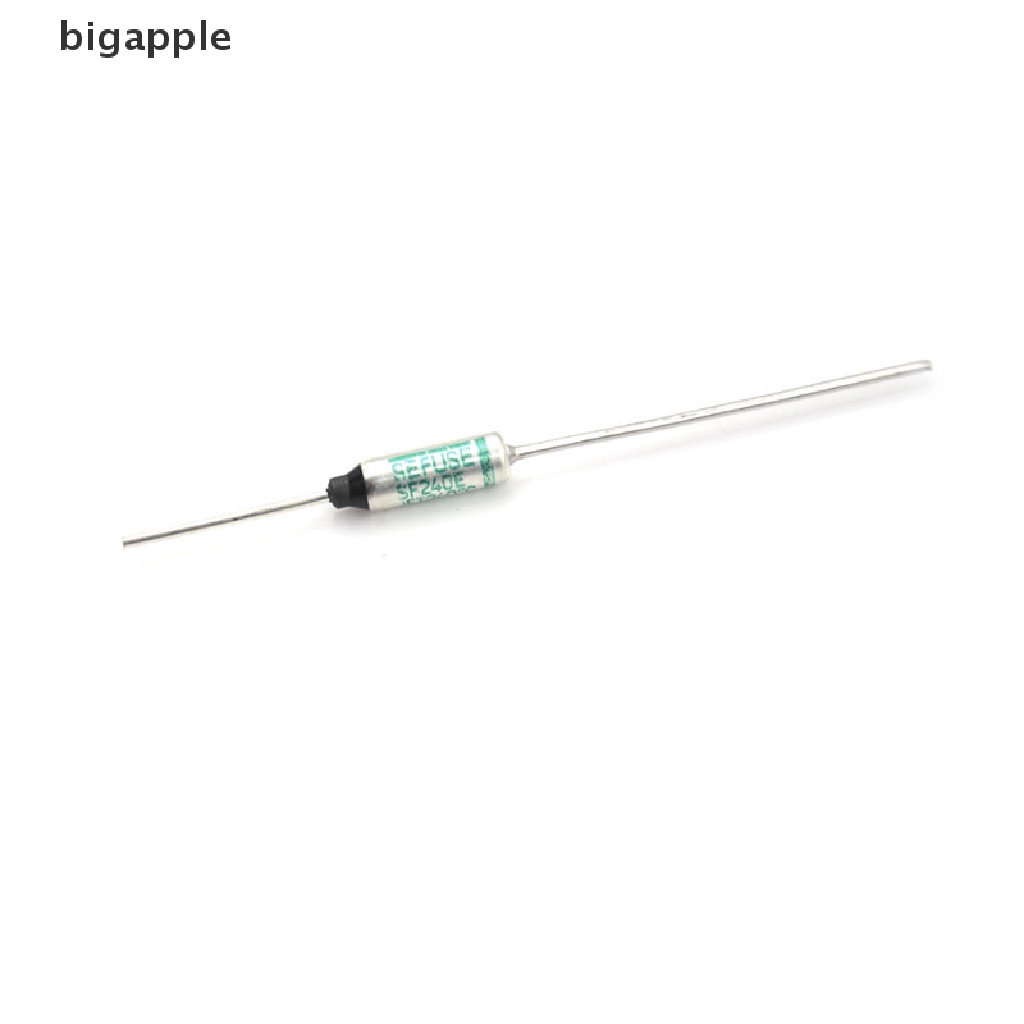 bigapple 10pcs SF240E 240℃ 10A 250V SEFUSE Cutoffs NEC Thermal Fuse Celsius RDG