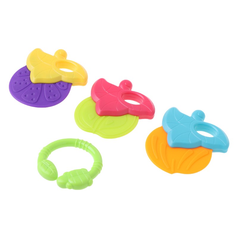 Đồ chơi ngậm mọc răng bằng silicone hình trái cây cho bé