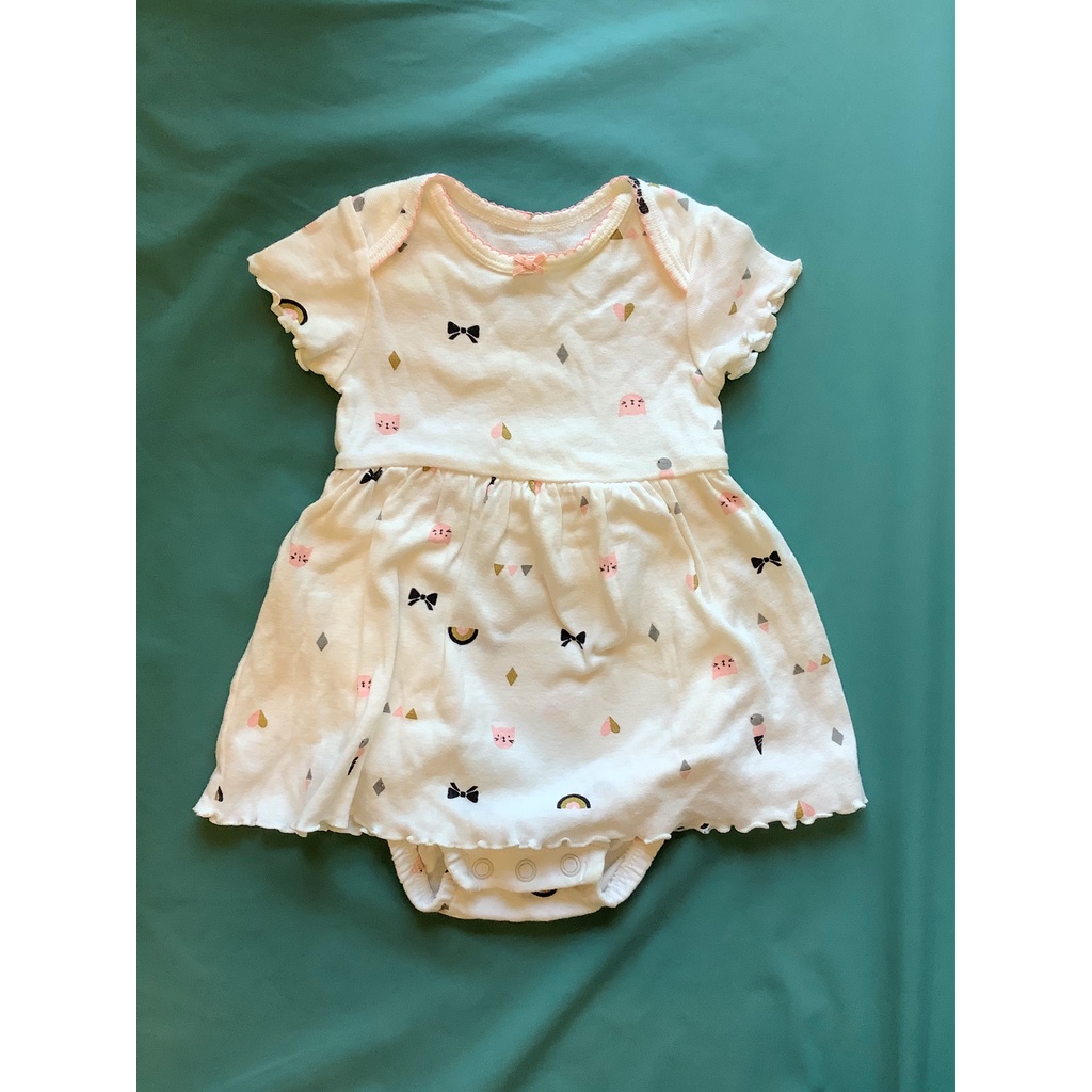 Thanh lý bodysuit giả váy/ đầm size 3m cho bé gái