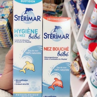 Xịt muối biển cá heo sterimar pháp