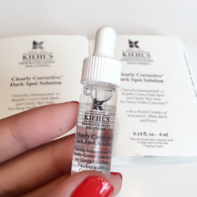 SERUM MINI LÀM TRẮNG & CHỮA THÂM KIEHL'S 4 ml CLEAR CORRECTIVE DARK SPOT SOLOTION