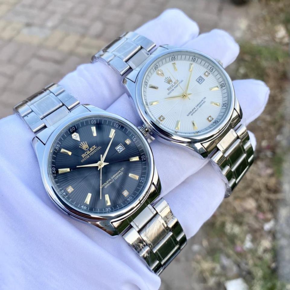 [SALE KHỦNG] Đồng Hồ NAM RoLex R065 Mặt ĐEN Dây Thép Chống Xước, Chống Nước | BigBuy360 - bigbuy360.vn