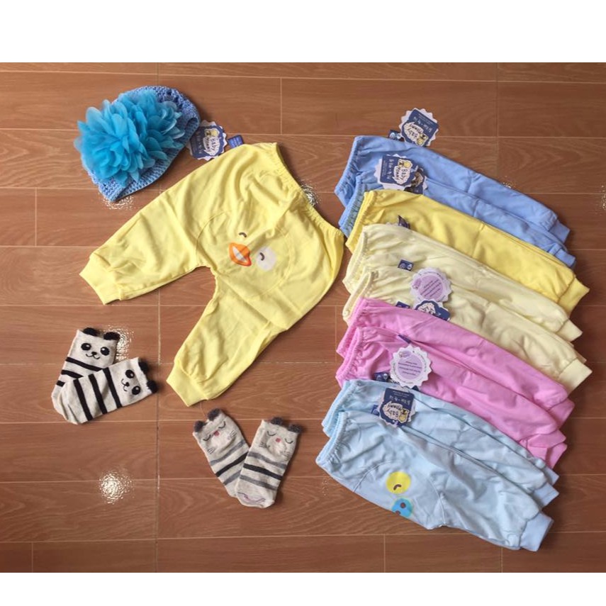 Quần dài sơ sinh đáy ngang BABY MOMMY
