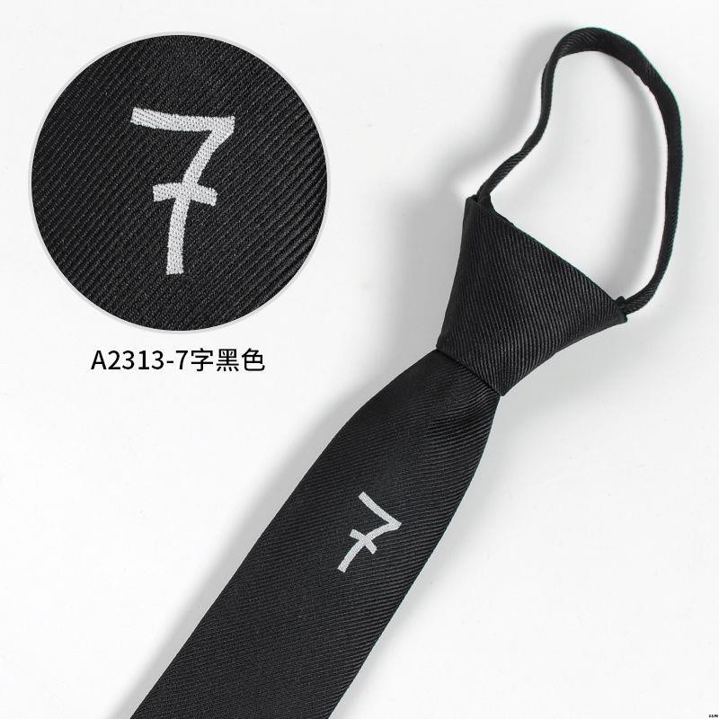 Cà Vạt Thêu Họa Tiết Phong Cách Hàn Quốc 5cm Dành Cho Nam Và Nữ