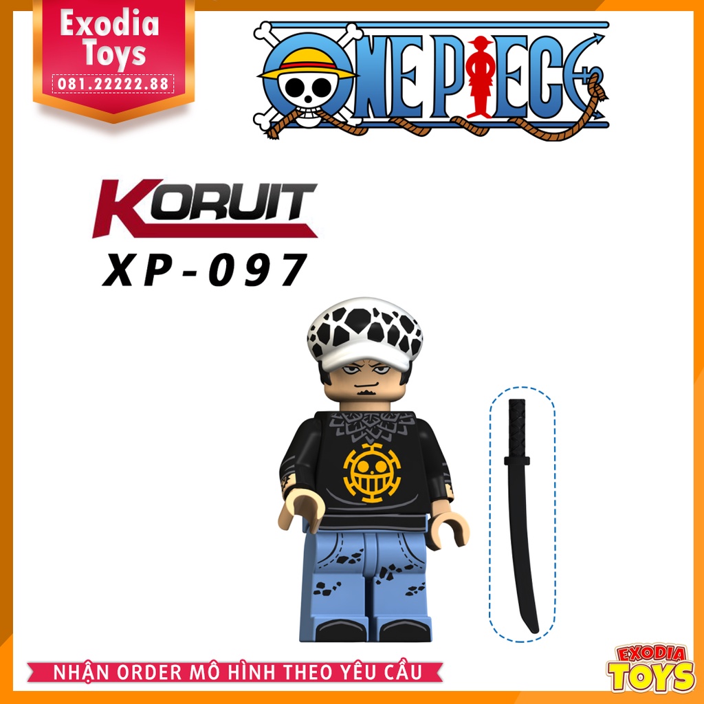 Xếp hình Minifigure nhân vật One Piece Đảo Hải Tặc - Đồ Chơi Lắp Ghép Sáng Tạo - KORUIT KT1013