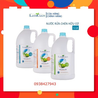 Nước rửa chén hữu cơ Layer Clean - can 5 lít