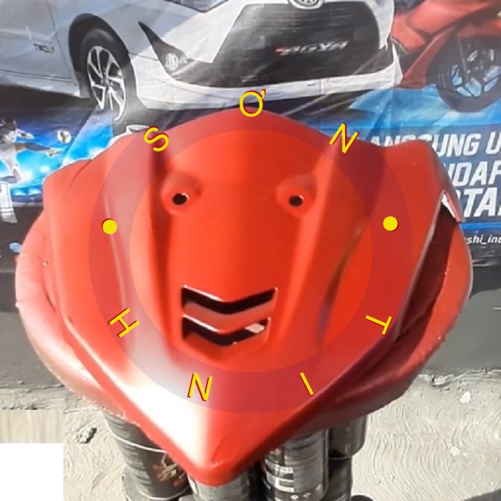 Sơn Xịt Samurai Màu Y9595 - màu Đỏ Mờ (phải phủ bóng mờ 128A)