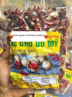 NHÂN HẠT ÓC CHÓ 500g