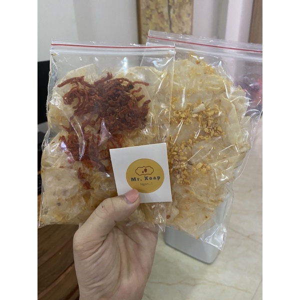 Sỉ bánh tráng muối tắc sate khô bò (sỉ từ 10 bịch)