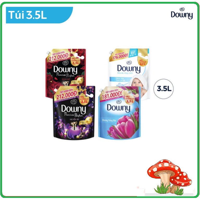 Nước Xả DOWNY Hương Nước Hoa Túi 3,5L