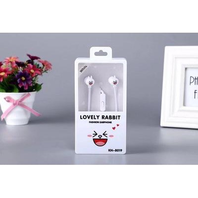 Tai nghe đôi gấu brown thỏ cony vịt sally TNDI11 Kn-8019 earphone cute dễ thương