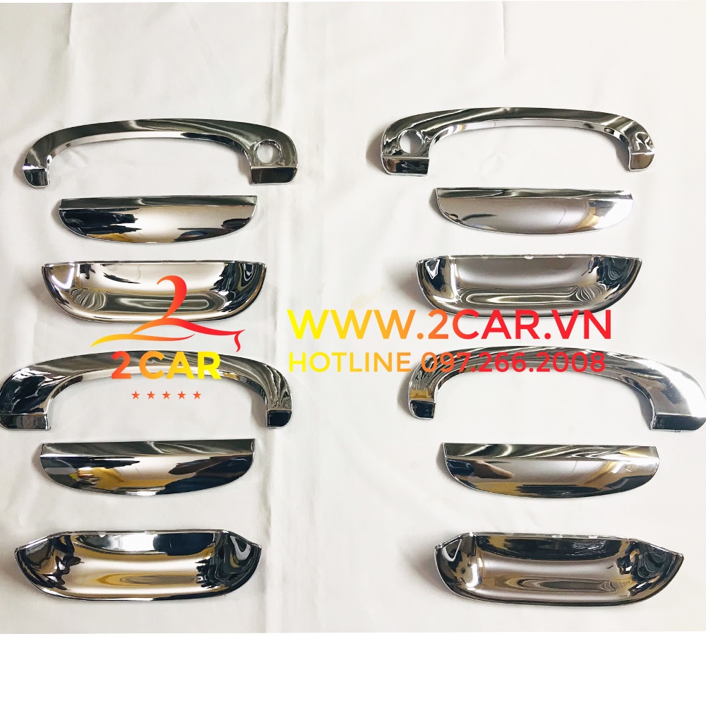 Bộ ốp tay và hõm cửa xe Hyundai Getz 2007-2010 mạ crom cao cấp