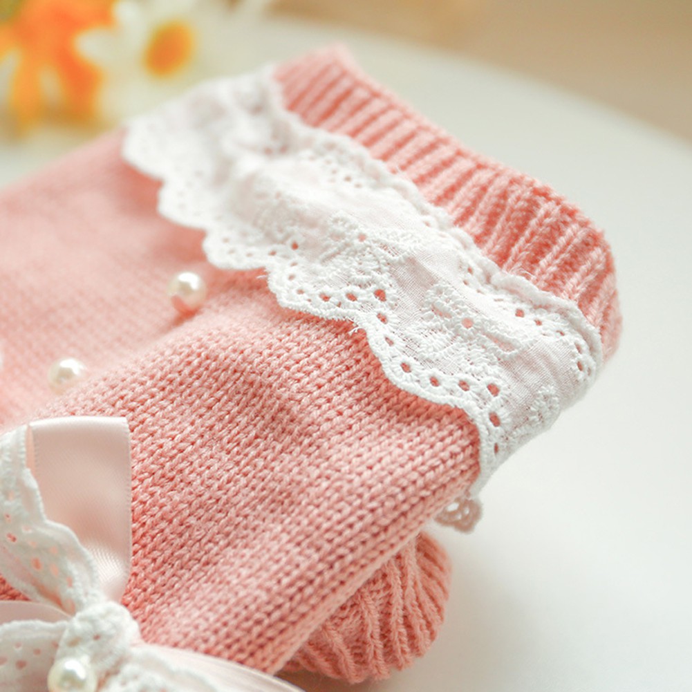 Đầm Dệt Kim Đính Ngọc Trai Giả Dễ Thương Dành Cho Thú Cưng