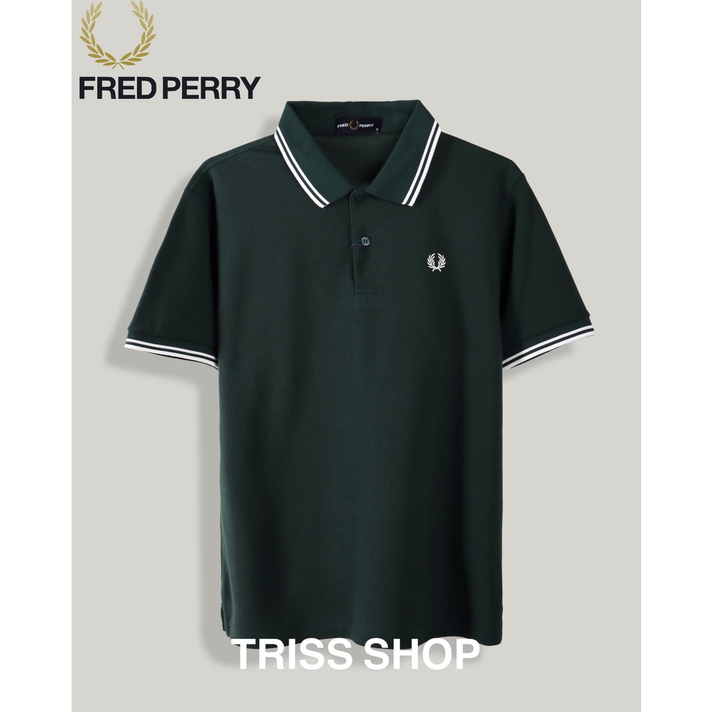 Áo Polo nam tay ngắn FredPerry chất liệu cotton viền cổ 4