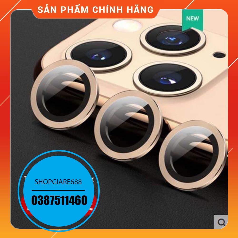 Bộ bảo vệ camera iphone11/ 11pro/ 11promax chính hãng Baseus