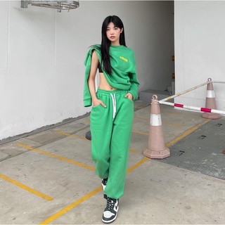 BỘ NỈ CANDY SET GREEN NORMOS (XANH LÁ)