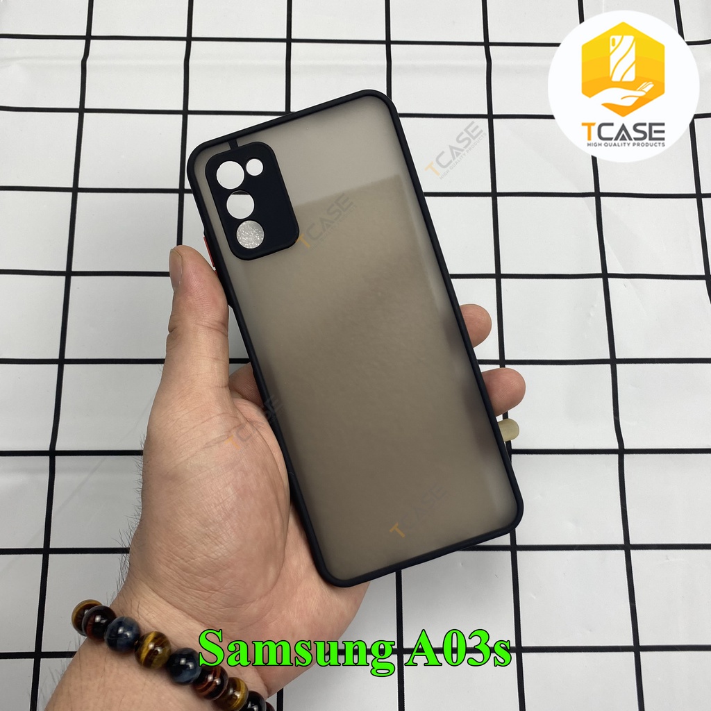 Ốp lưng Samsung Galaxy A03s, M22/M32, M51,Note 10 Plus, Note 20, S21, S21 FE Basic nhám chống sốc bảo vệ camera