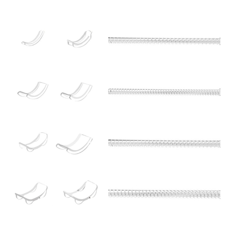 NAV 12 Pcs Silicone Invisible Clear Ring Size Adjuster Resizer Loose Rings Reducer