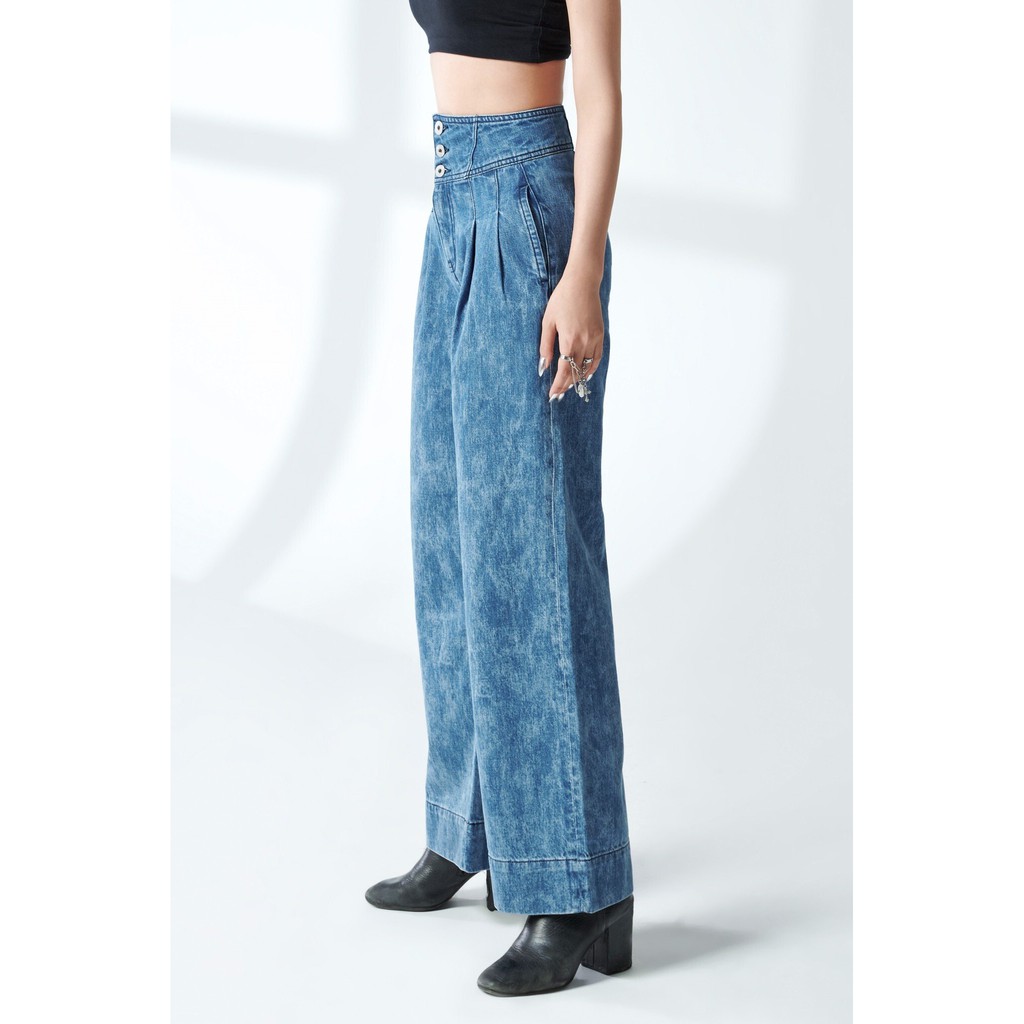 QUẦN JEANS DÀI DÁNG LOE   V-SIXTYFOUR 220WD1084A1934