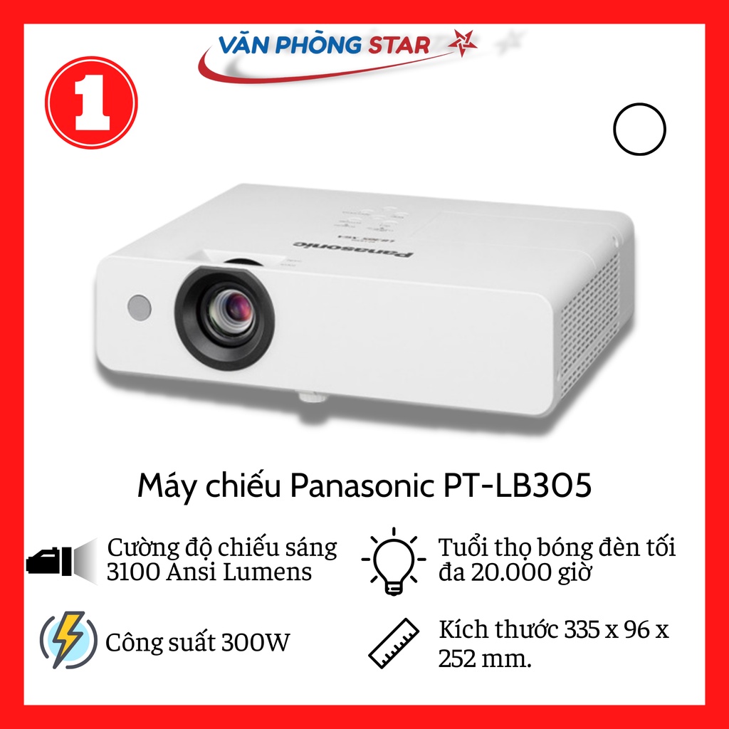 Máy chiếu Panasonic PTLB305 công suất 300W