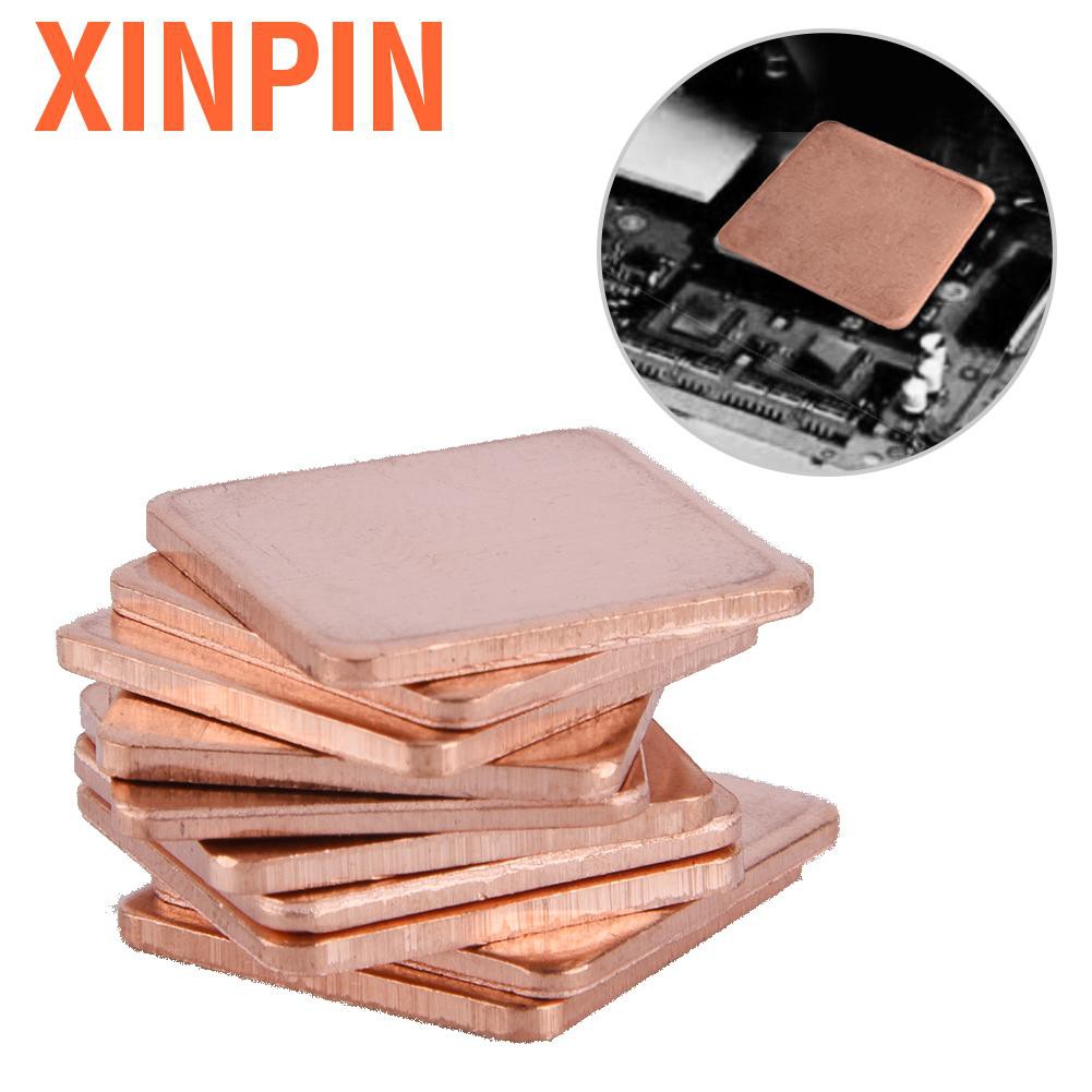 Set 10 Tấm Đồng Làm Mát Cpu Máy Tính 20x20mm | WebRaoVat - webraovat.net.vn