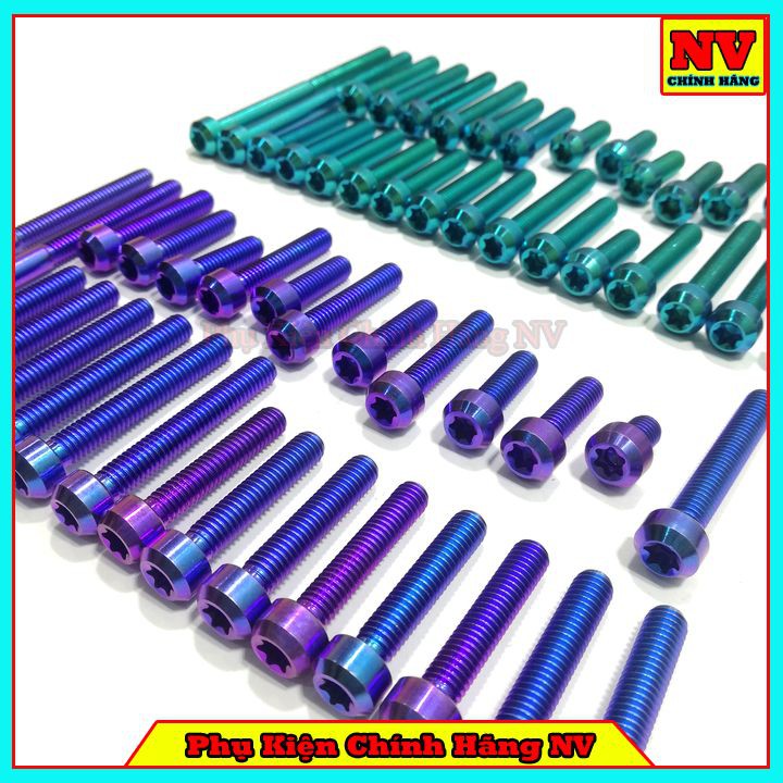 Bộ Ốc Lốc Máy Raider Fi Gr5 Full Bộ 28 Con