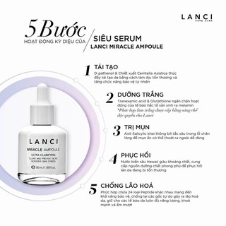 Siêu phẩm serum lanci- miracle ampoule