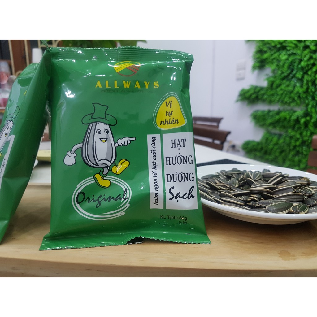 [GIÁ SỈ ] NGUYÊN THÙNG 150 GÓI Hạt hướng dương vị DỪA 50gr - vị  MỘC gói 60gr