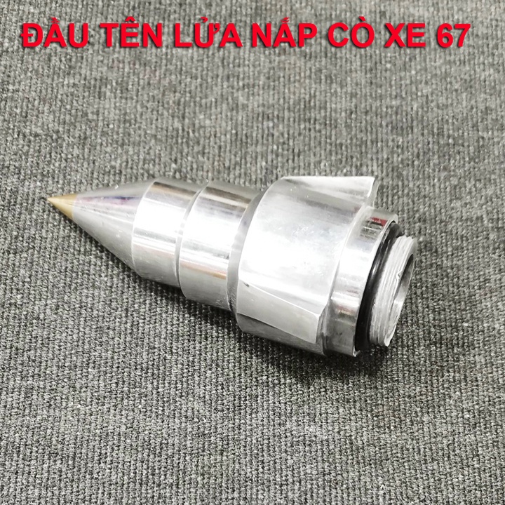 ĐẦU TÊN LỬA GẮN NẮP CÒ HONDA 67 INOX