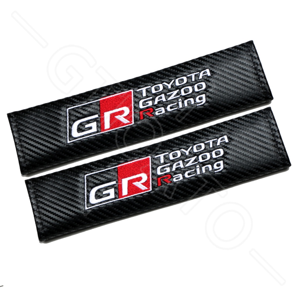 GTIOATO Cho Toyota GR Sợi Carbon DâY Đai An ToàN Ô Tô CàI DâY An ToàN Ô Tô BọC DâY An ToàN Xe HơI Phụ Kiện Oto Trang Trí Oto Phụ KiệN BêN Trong Ô Tô