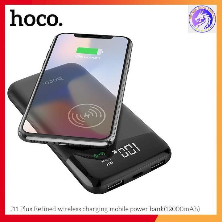 Pin Sạc Dự Phòng Không Dây Hoco J11 Plus 12000 MAH ĐQ - Hàng Chính Hãng