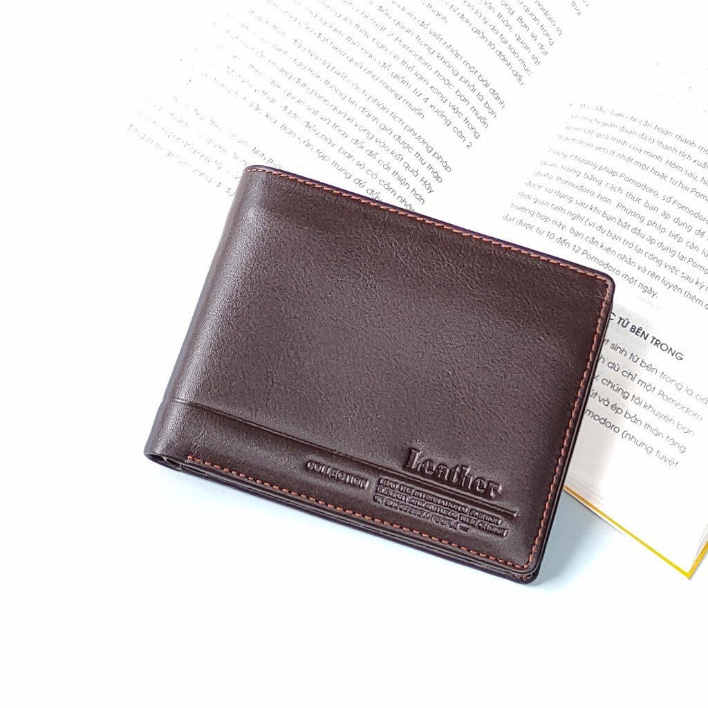 Ví Nam Da Thật Đẹp Kiểu Ngang Đứng Đắng | Bóp Da Bò Đựng Tiền Tặng Kèm Hộp | LEATHER
