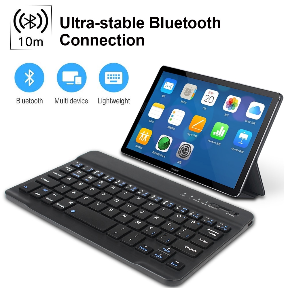 Bàn Phím Bluetooth Không Dây Mini Cho Ipad Apple Mac Tablet Cho Điện Thoại Ios Android Windows