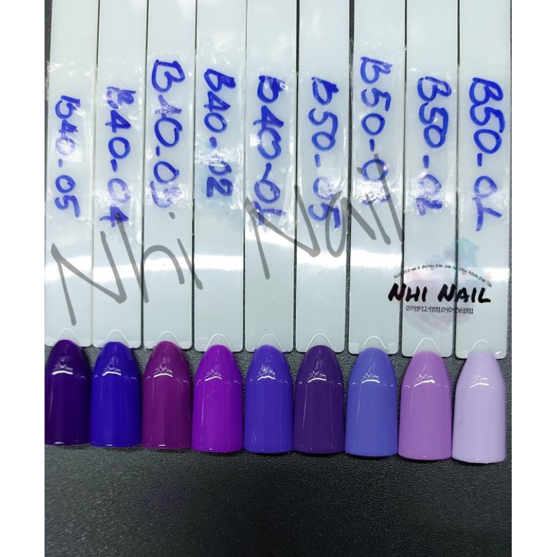 Sơn gel AS mẫu chai đỏ (Được chọn màu)