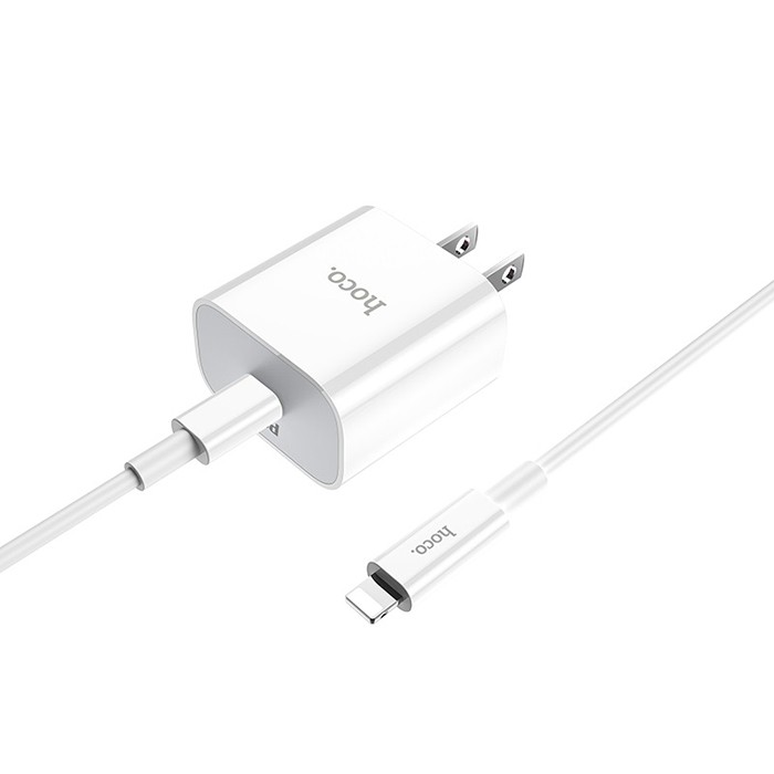 Bộ Sạc Siêu Tốc Hoco C76A/C76 - PD 20W, Đầu Vào Type-C To Lightning Cho Iphone, Ipad - Bảo Hành Chính Hãng 12T