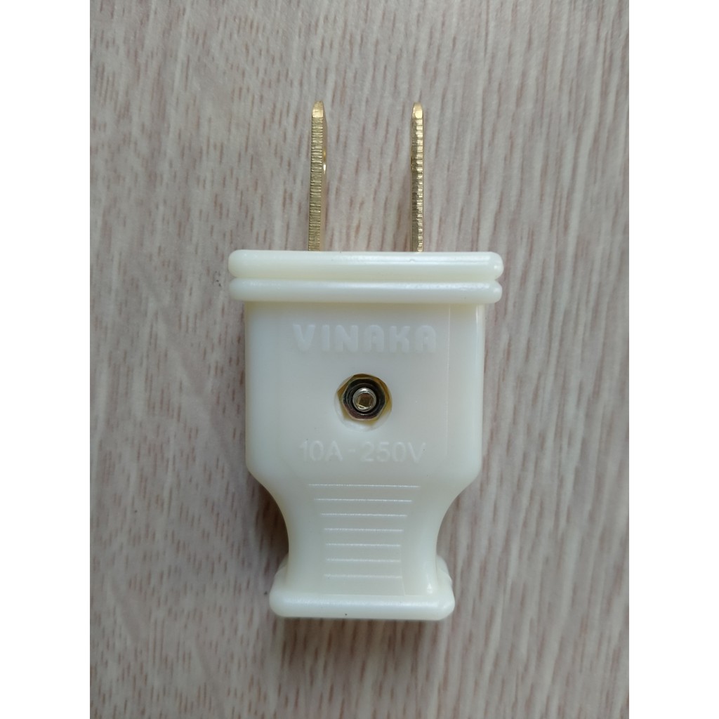 Phích Cắm Chân Dẹt 10A, Phích Cắm Âm 10A Vinaka