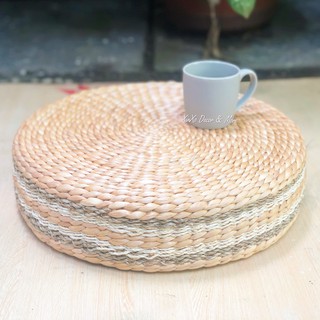Nệm lót ngồi bàn trà thấp, tập yoga, trang trí decor phòng khách phong cách Hàn/ Hyacinth stool for seating, home decor