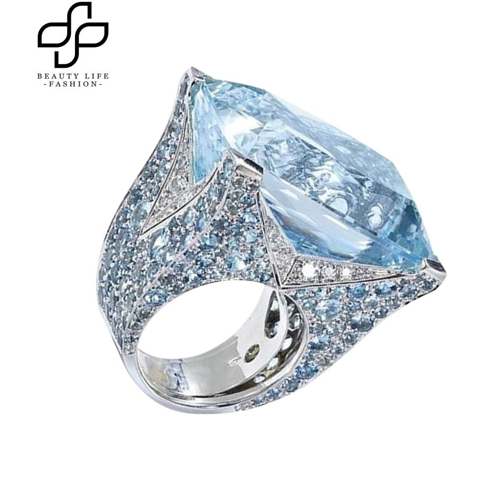 Nhẫn đính hôn nữ mặt Cubic