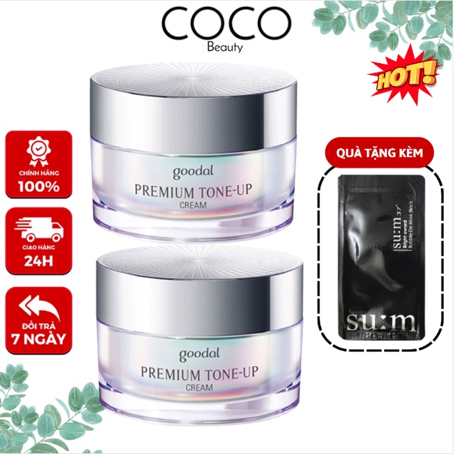 Kem Dưỡng Da Cao Cấp Ốc Sên Goodal Premium Snail Tone Up Cream 30ml