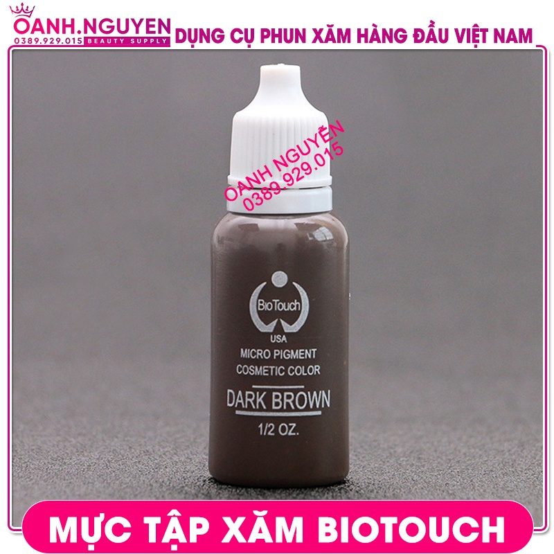 Mực Tập Phun Xăm Biotouch / MỰC ĐẶC + NHANH BÁM