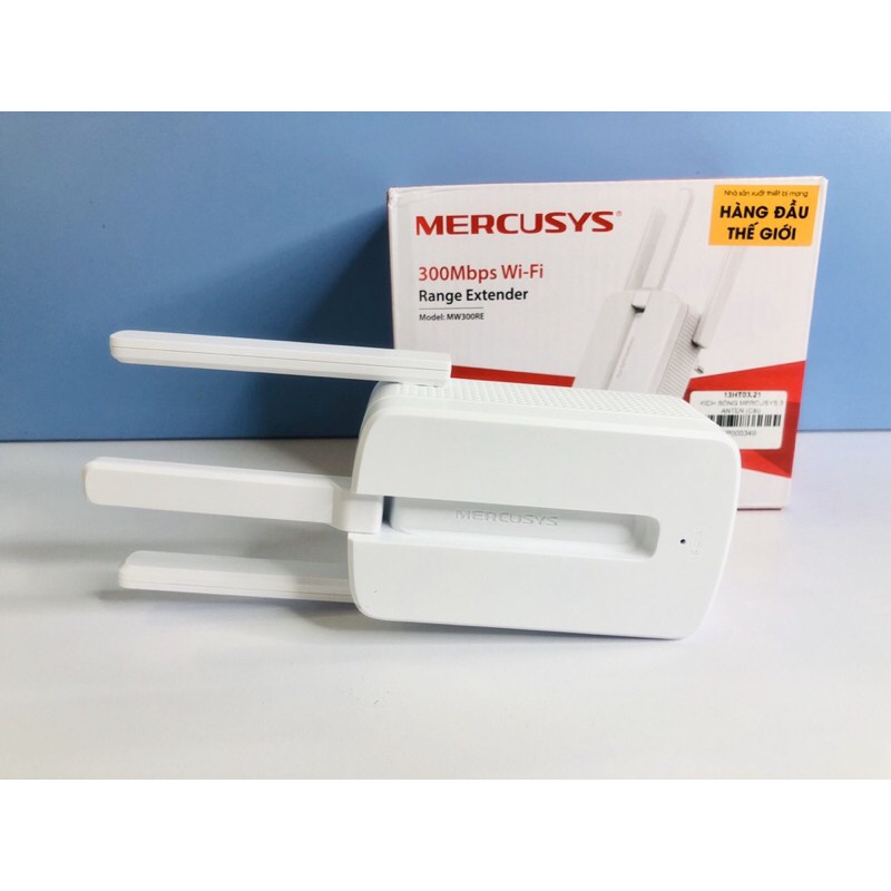 Thiết bị kích sóng Wifi Mercury Repeater MW310RE 3 Anten Phiên bản mới