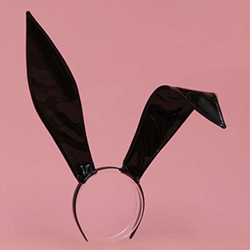 Băng Đô Tai Thỏ Bằng Da Xinh Xắn Dành Cho Bé Gái