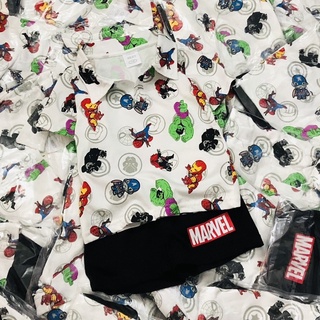 Đồ bộ cộc tay bé trai - Set bộ Marvel Next cổ trụ cho bé trai size 2-8t