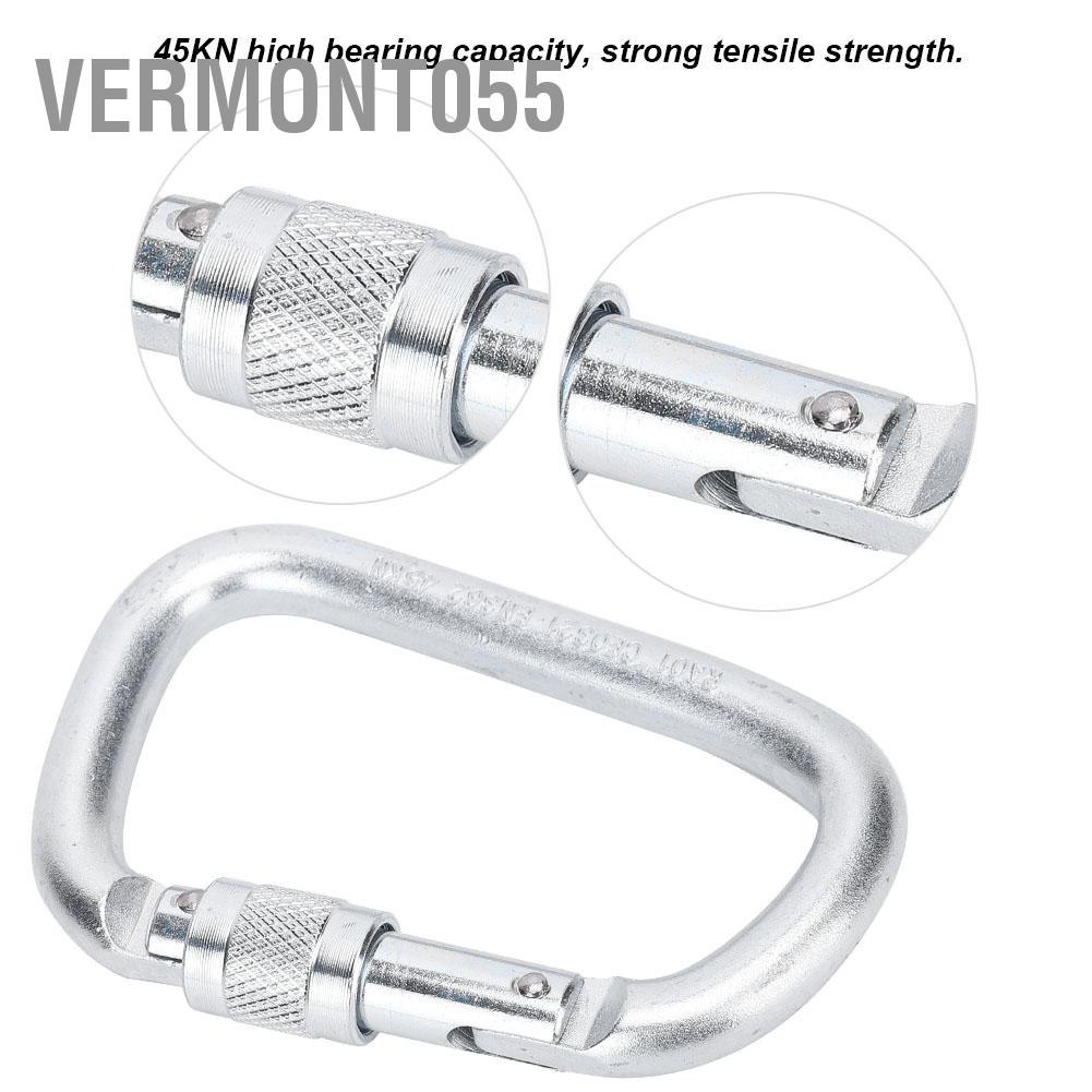 Móc khóa chữ D chất liệu thép không gỉ chịu lực tốt