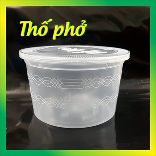 [Lốc 50] Thố nhựa đựng phở cháo chát liệu nhựa PP