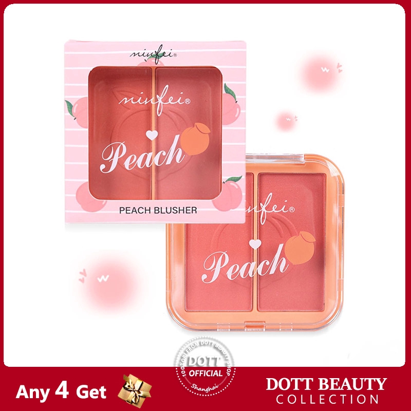 Phấn má hồng tự nhiên Minfei tông đào dễ thương 10g | BigBuy360 - bigbuy360.vn