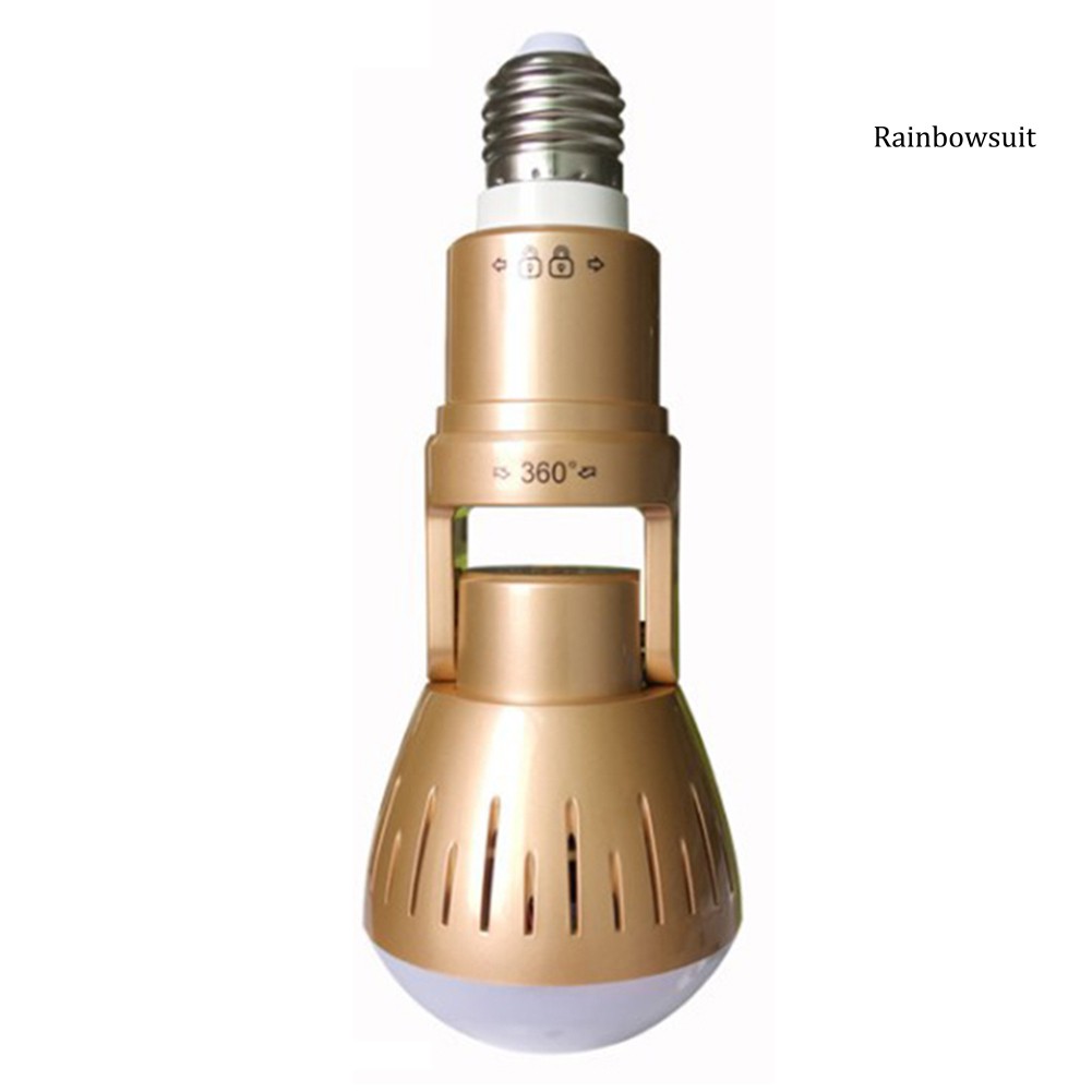 Bóng Đèn E27 Xoay 360 Độ Điều Khiển Từ Xa Kết Nối Wifi | BigBuy360 - bigbuy360.vn
